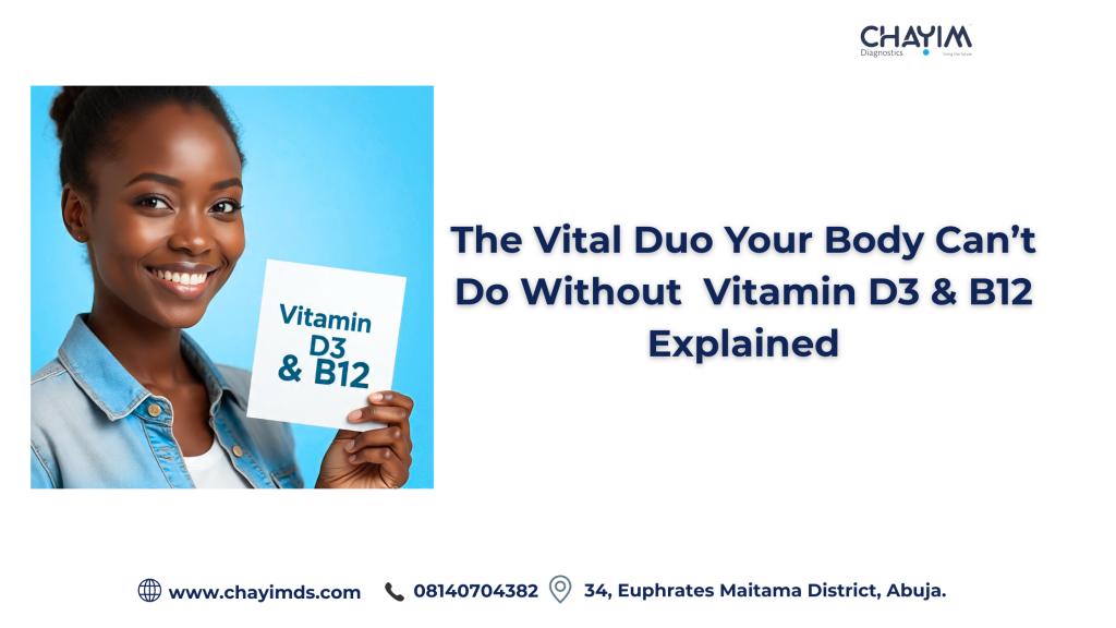 VITAMIN D3 and B12